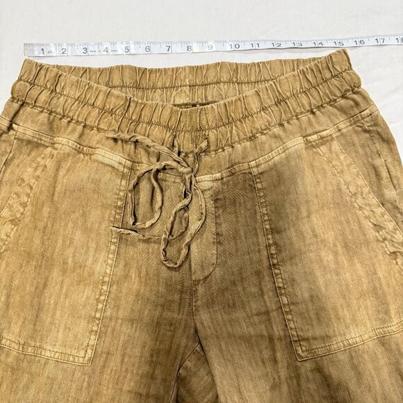 Kut from the Kloth Drawcord Waist Linen Blend Cropped Pants Size M. - Picture 8 of 8